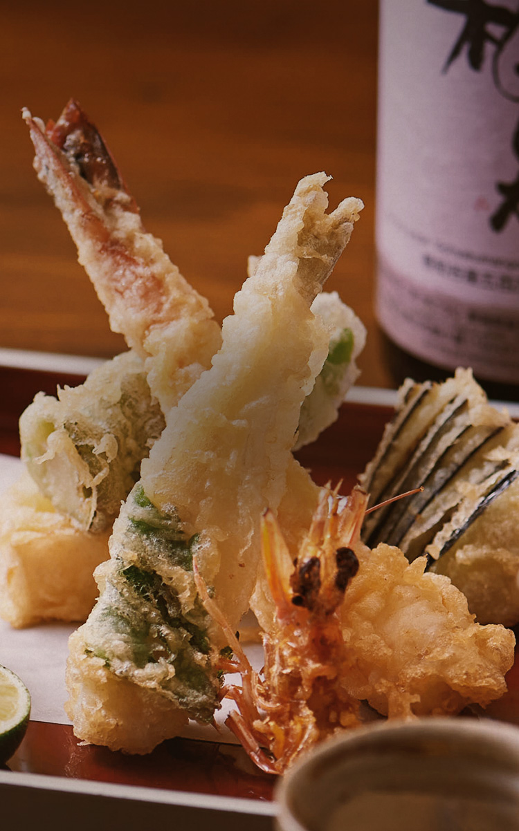 天ぷらと日本酒